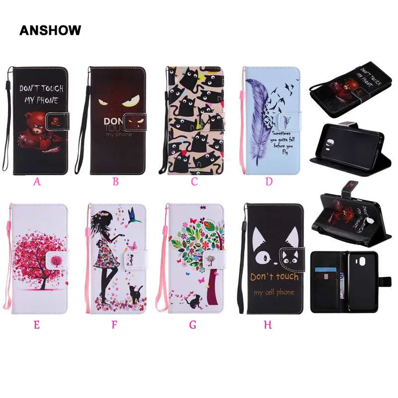 Wallet Case For LG K8 K10 Galaxy A6 Plus J7 Duo (J8 J4 J6