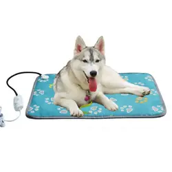 45x45 см грелка для домашних животных собака кошка Электрический зимний теплый ковер для животных пэт водостойкая кровать одеяло