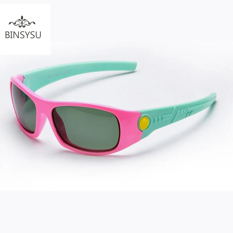 Поляризованные Мода крупный горох Для мальчиков и девочек детей солнцезащитные очки Зонт sunglasses808