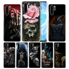 Чехол Grim Reaper Skull Skeleton для huawei P20 P30 P Smart Nova 4 3i P10 P9 P8 mate 10 20 lite Pro Mini жесткий чехол для телефона из ПК