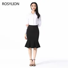 Черная труба короткая юбка женская летняя женская одежда облегающая сексуальная юбка Элегантная Модная русалка юбка плюс размер 3xl