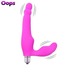 Strapless Strapon Dildo Vibrators G Spot Massager Clitoris Stimulator Adult Sex Toys for Women Couple Lesbian Sex Shop