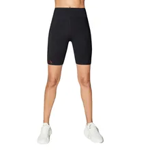 Новые спортивные шорты для женщин с высокой талией эластичные шорты Для Йоги Женские однотонные полые бедра плотные эластичные спортивные бег 30MY03