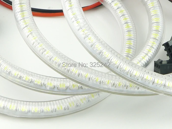 For Perodua Alza 2009 2010 2011 2012 2013 2014 2015 Excellent Ultra bright illumination smd led Angel Eyes Halo Ring kit 16 smd led angel eyes for Perodua Alza 2009-UP(8)