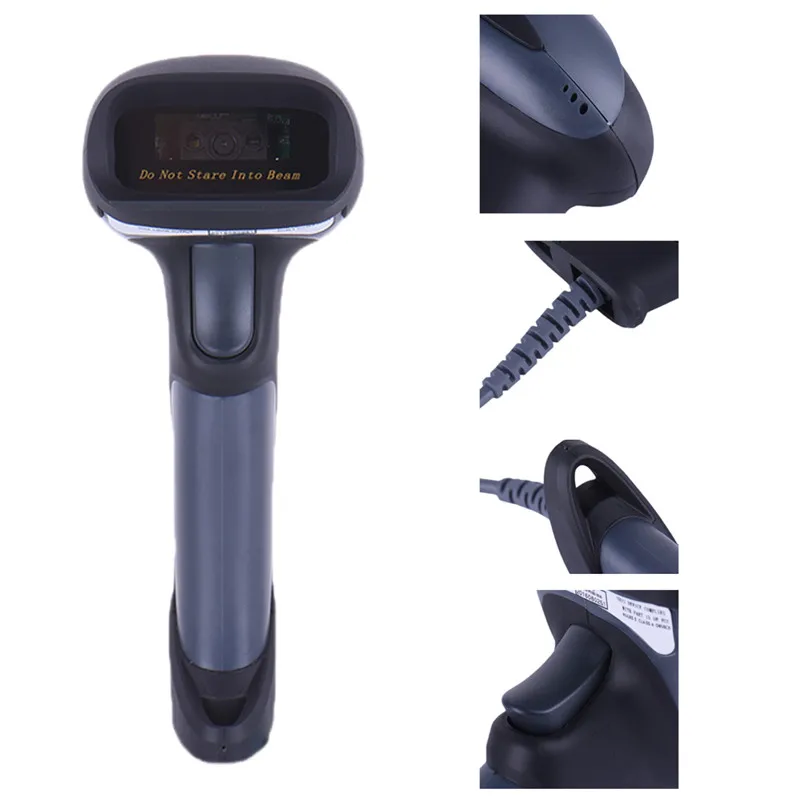 

1pc Bar Code Scanners NETUM Wired QR Code Reader Barcode Screen Supermarket Scanner CMOS Support 1D 2D MAXIOODE DATAMATRIX NT-M5