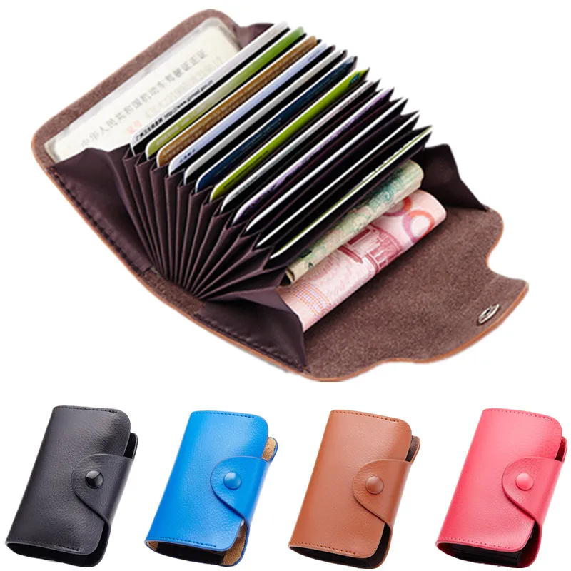 Men Business Leather Credit Card Holders Women ID Bank Card Cover For Documents Purse 12 Bits Card Case Organizer Passport Bag Men Business Leather Credit Card Holders Women ID Bank Card Cover For Documents Purse 12 Bits Card Case Organizer Passport Bag