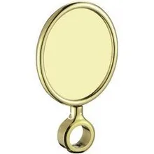 Латунь Материал PVD покрытие Овальный Форма Пивной знак для пивной диспенсер