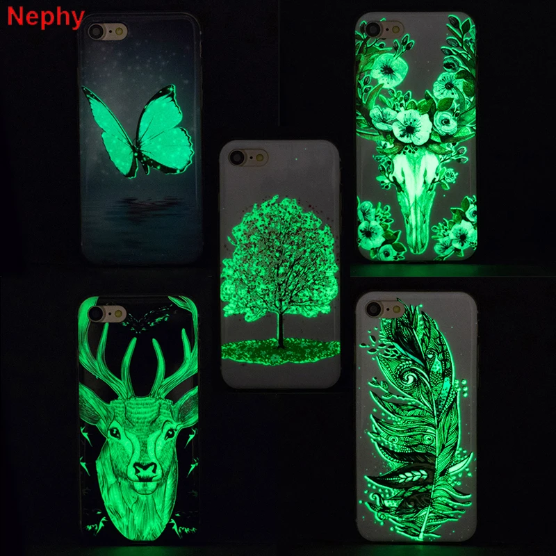 

soft Luxury 3D Luminous Cell Phone Case for iPhone X 10 iPhone 6 s 6S iPhone 7 8 Plus iPhone 5S 5C 5 5SE Silicone Back Cover