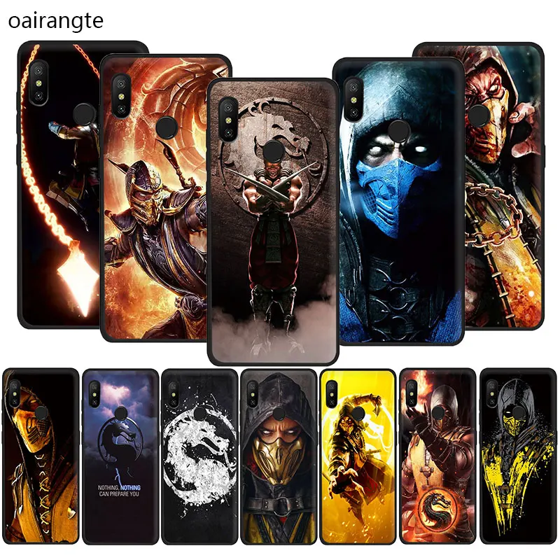 Мягкий ТПУ чехол для телефона Scorpion In Mortal Kombat Redmi 8A K20 4A 4X 5 6 5A 6A Note 7 8 Pro|Бамперы| |
