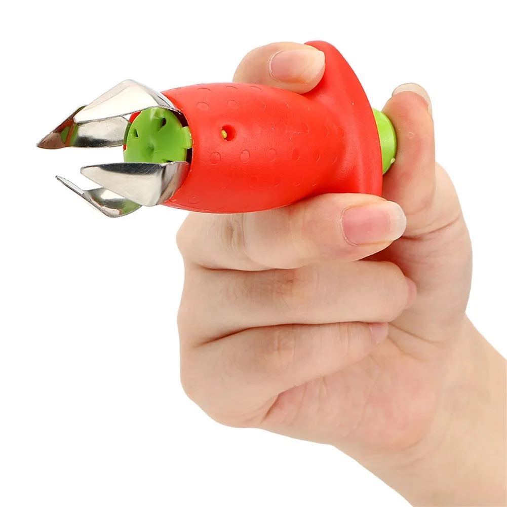 Новинка инструмент для удаления чашелистиков с клубники томатные стебли верхний лист удалитель приспособления для фруктов и овощей Кухня гаджеты