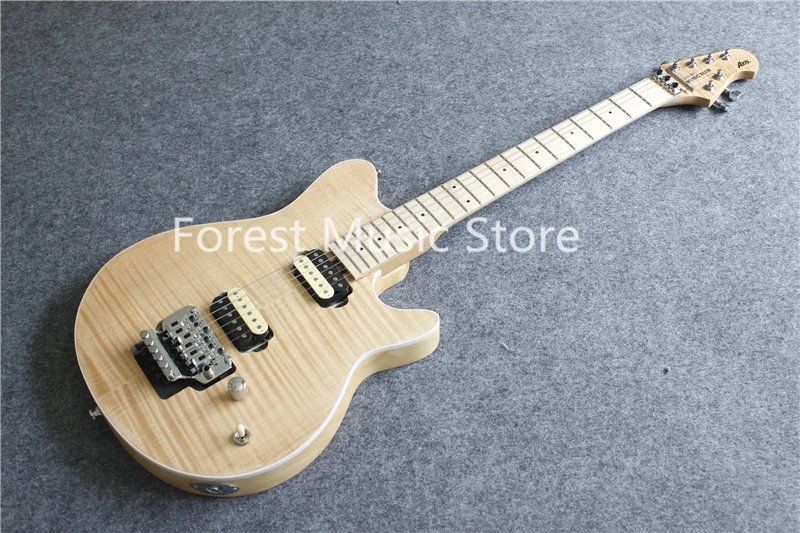 

China Natural Wood Stain Finish Suneye Music Man AXIS Electric Guitars With Chrome Hardware For Sale