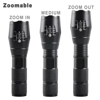 

Bright 5000LM X800 T6 LED Flashlight Torch Lamp G700 Light Kit LED Torch Flashlight Latarka Handheld Linterna Lanterna Powerful