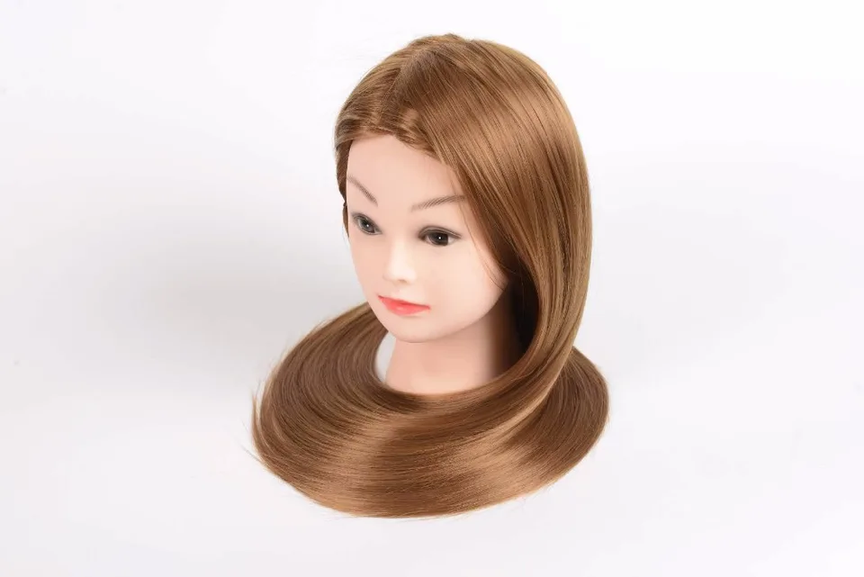 Cammitever 22 Dyujmov Ukladki Volos Maneken Golova Svetlye Volosy Dlinnye Volosy Pricheska Parikmaherskie Obuchenie Kukla Zhenskij Maneken Aliexpress Mobile