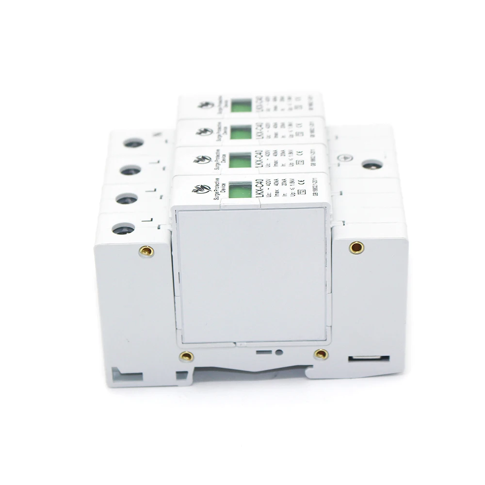 Горячая Распродажа защита от перенапряжения для дома 20KA ~ 40KA 420V AC SPD 3P + N