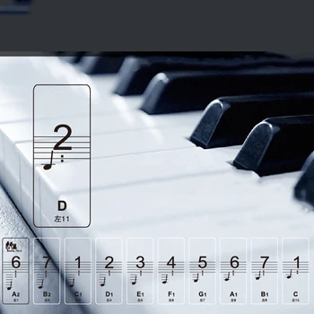 

Piano Keyboard 61Keys Electronic Keyboard 88Keys Stickers Music Decal Label Note Learn Biginners Kid Piano accessories