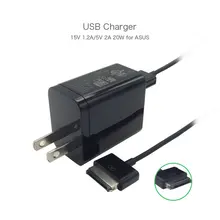 100% Genuine Original USB 15V 1.2A 5V 2A Power Adapter Charger AD8273 for ASUS TF101 TF201 TF300 SL101 Tablet US Plug Free Cable car power adapter charger for asue eee pad transformer prime tf201 tf101 black