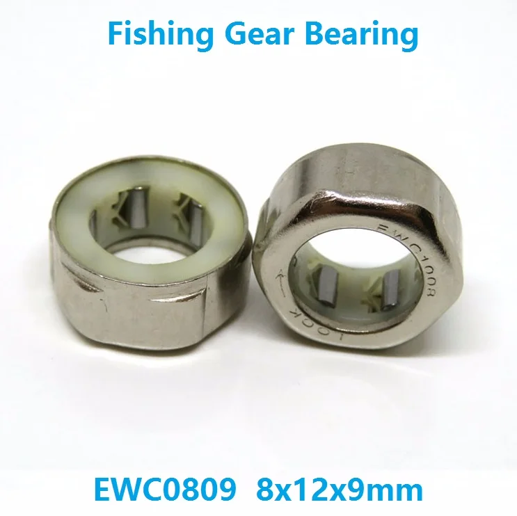 100pcs/lot EWC0809 8x12x9 mm HF0809 Outer hexagonal One Way Clutch Needle roller Bearing 8*12*9mm Fishing Gear | Обустройство дома