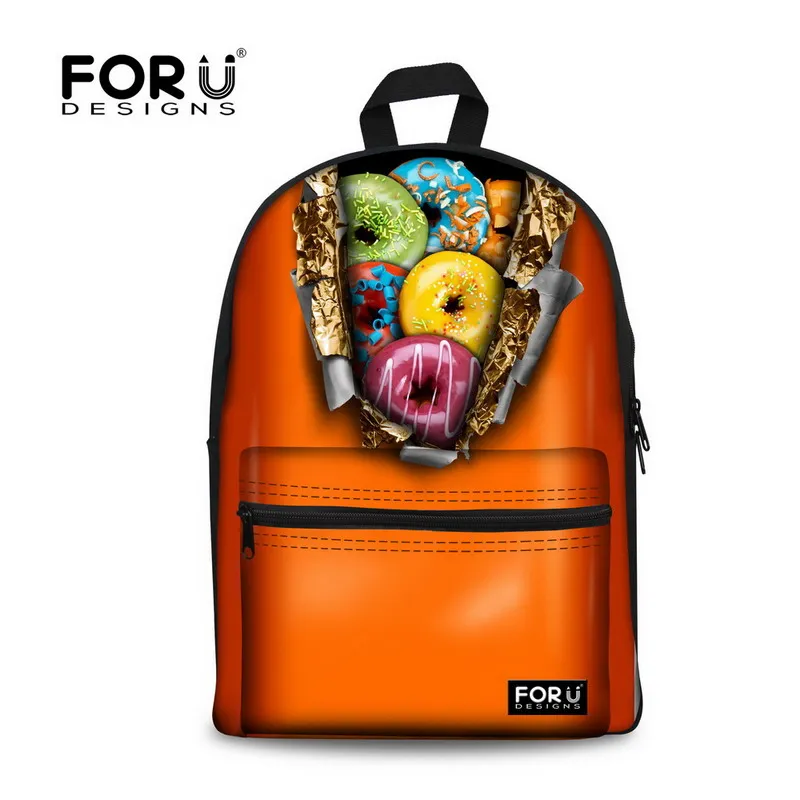 FORUDESIGN/ Для женщин Повседневное рюкзаки для девочек-подростков холст Для женщин 3D печати рюкзаки Для женщин путешествия рюкзак сумка Mochila