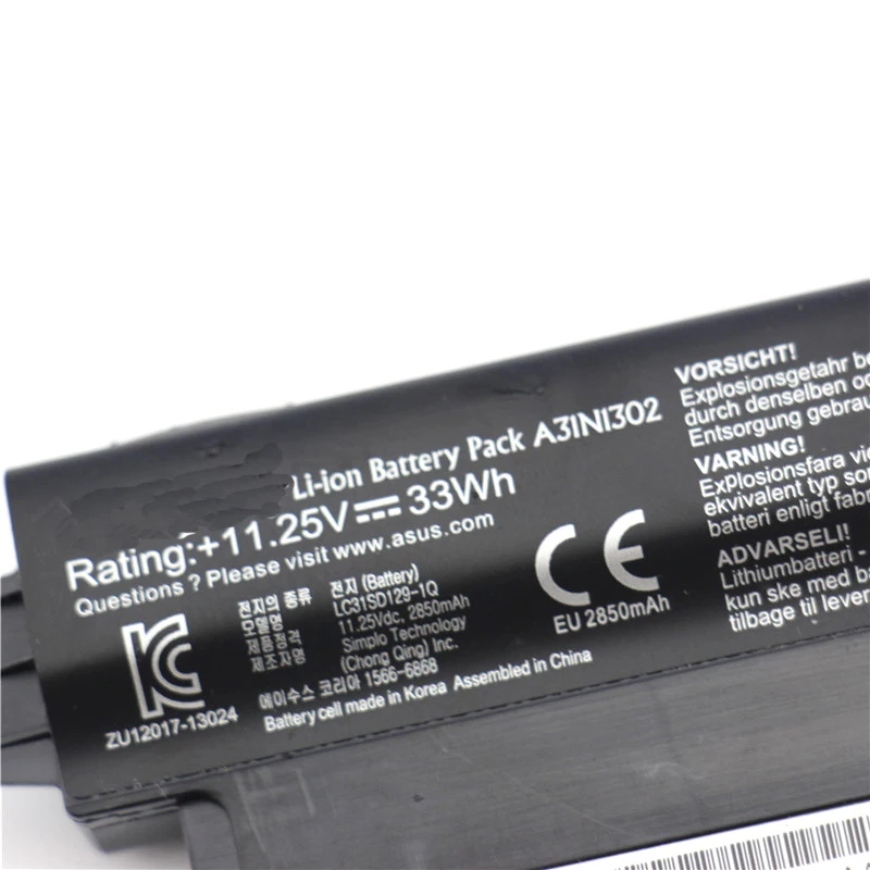 Original Laptop Battery A31N1302 For ASUS VivoBook X200CA X200MA X200M F200CA 200CA 11.6\ Original Laptop Battery A31N1302 For ASUS VivoBook X200CA X200MA X200M F200CA 200CA 11.6\