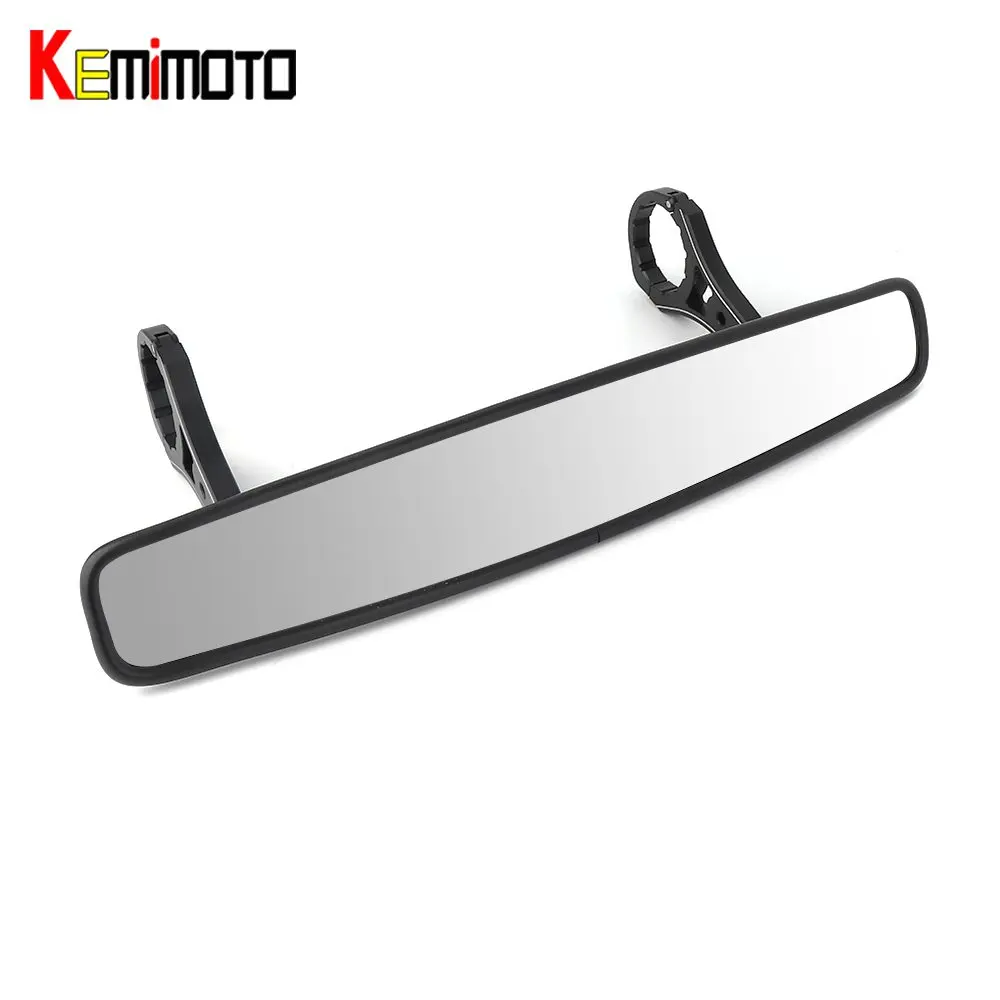 KEMiMOTO 1,75 "UTV заднего вида центральное зеркало для KAWASAKI MULE 600 610 2500 shockable зеркала Arctic Cat галстук подпушка якорь