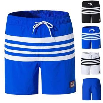 

2019 Hot Sale Basketball Shorts Breathable strip Sport Running Shorts Outdoor Sports Fitness Short Pants Loose Beach Shorts 5.10