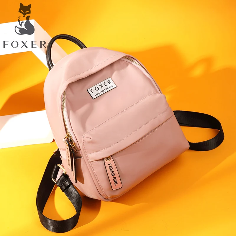 

FOXER Women's Oxford Backpack School Bags For Teenage Girls Ladies Practical Functional Travel Bags Fashion Backpack For Girl