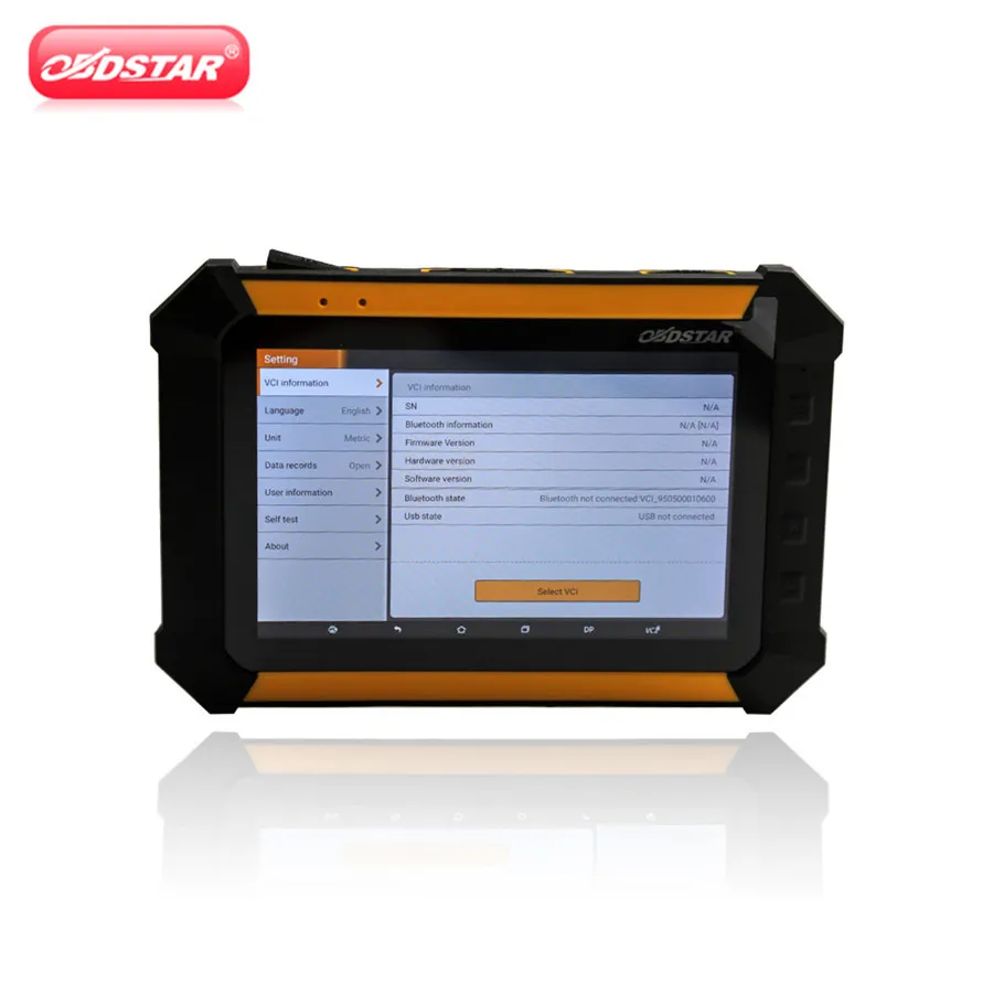 

OBDSTAR X300 DP PAD Tablet Key Programmer Standard Full Configuration Immobilizer Odometer Adjustment+ EEPROM/PIC Adapter +OBDII
