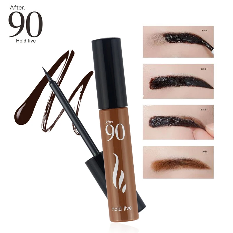 

After 90 New Arrival 3Colors 72H Long Lasting Peel Off Eyebrow Tint Makeup Eyebrow Tattoo Gel Dyeing Natural Waterproof Eyebrows