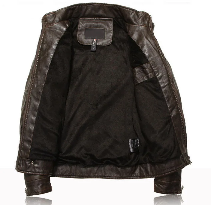 Мужская кожаная куртка мотоциклетная для мужчин|mens leather jackets coats|men brand jacketmen jacket |