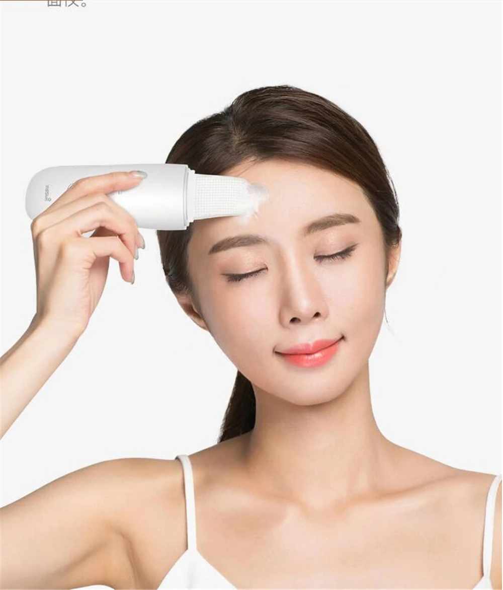 Xiaomi Wellskins Professional Ultrasonic Facial Skin Scrubber Deep Face Cleaning Blackhead remove Rechargeable Beauty Instrument (10)