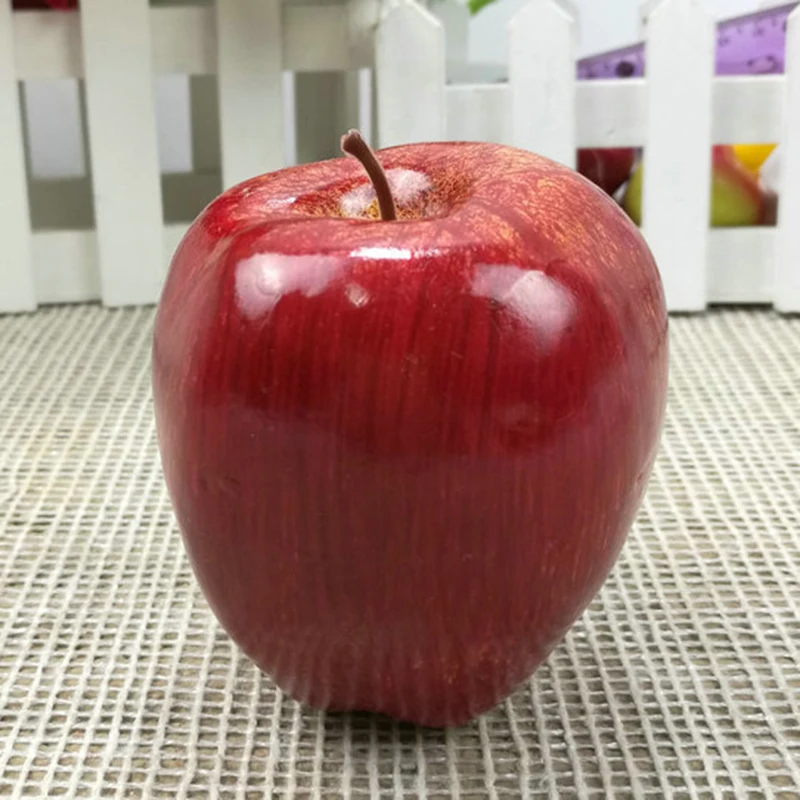 Разнообразие искусственные фрукты пластиковые Поддельные Фрукты Кухня DIY домашний декор лимонное яблоко - Цвет: Red snake fruit
