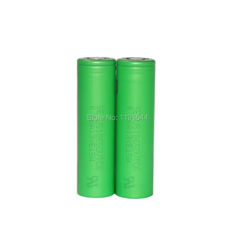 4 шт./лот 3,6 V US18650 VTC6 3000mAh 30A разрядка E-Cig батарея для sony