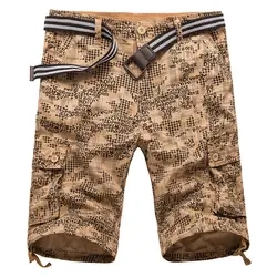 Для Мужчин's Повседневное Стиль Военная униформа брюки-карго Шорты для женщин Свободные модные мешковатые тактический армия камуфляж