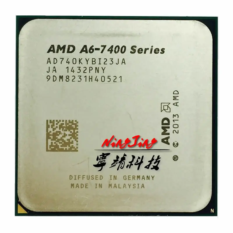 Двухъядерный процессор AMD A6-Series A6 7400 K 3 5G 65 Вт AD740KYBI23JA/AD740BYBI23JA разъем FM2 + |