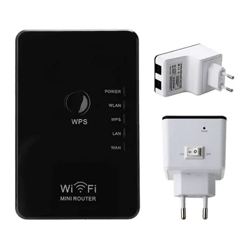 

Free DHL 20pcs/lot 300Mbps Wireless Routers Wifi Repeater With On-Off Support AP Mode Extend Wireless-N 802.11N/G/B Network