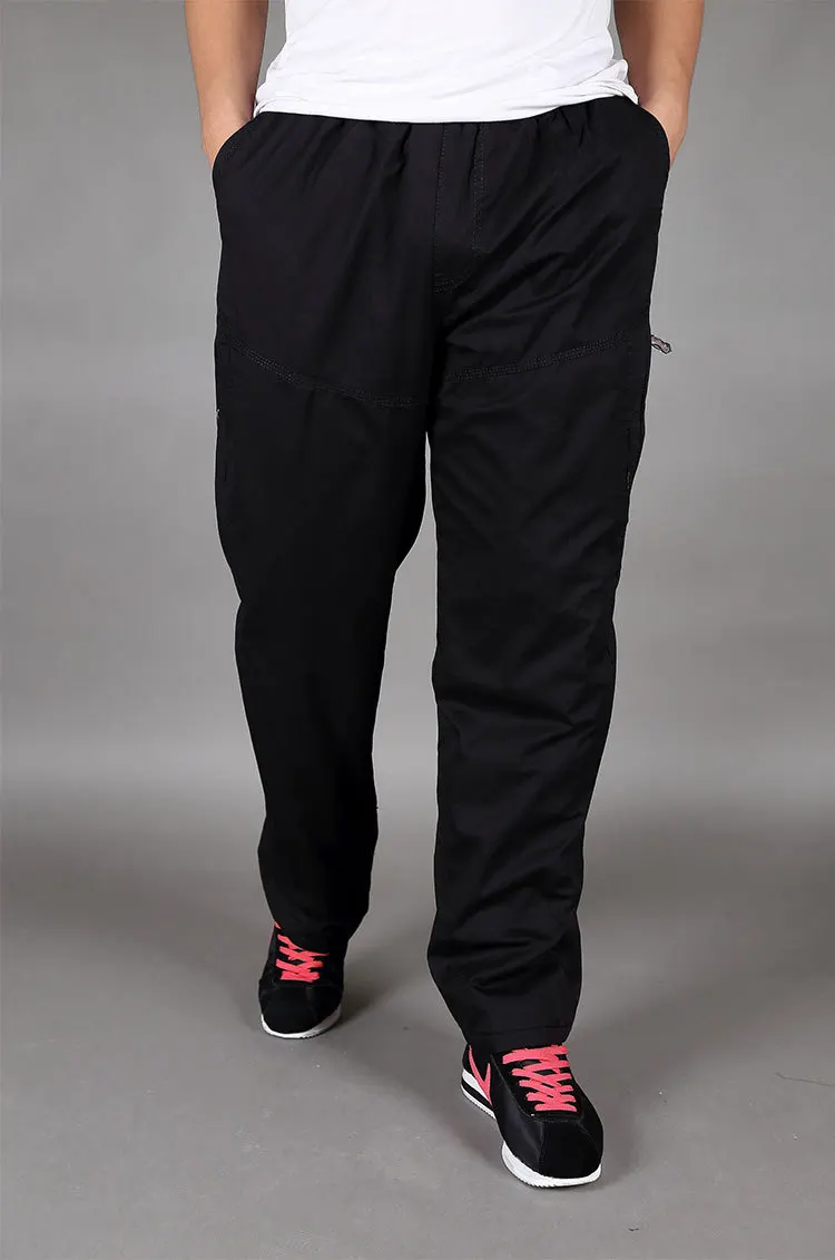 Зимние брюки карго мужские флисовые теплые бархатные военные брюки мужские армейские Большие размеры плюс эластичный пояс для пожилых мешковатые брюки для бега 6xl