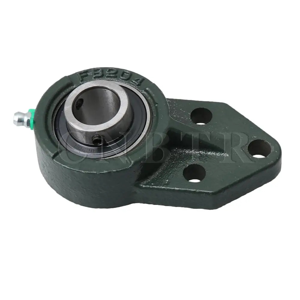 

CNBTR UCFB204 Cast Iron Base Pillow Block Bearing 20mm Bore Self-Alignment