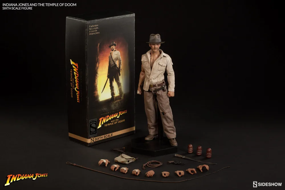 

SIDESHOW INDIANA JONES TEMPLE OF DOOM EXCLUSIVE 12" 1/6 ACTION FIGURE BRAND NEW