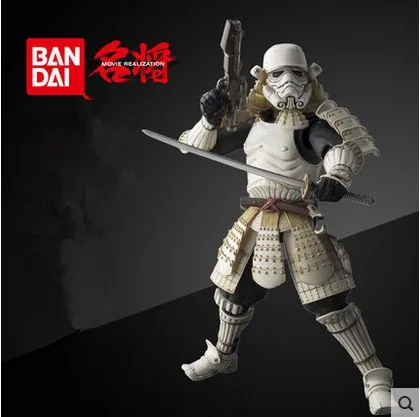 Star Wars Action Figures Stormtrooper Darth Vader Boba Fett Sic Samurai Taisho 17cm Realization Anime Star Wars Figures Toys