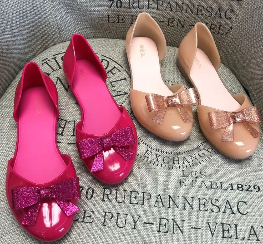 Melissa/Обувь для крупных девушек с бабочкой; женские прозрачные сандалии; Новинка года; летние женские сандалии Melissa; прозрачная обувь; 23-25 см