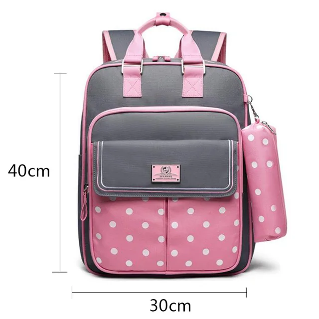 SUN EIGHT Dot Girl School Backpacks School Bags for Girls Children Backpack Kids&hellip;