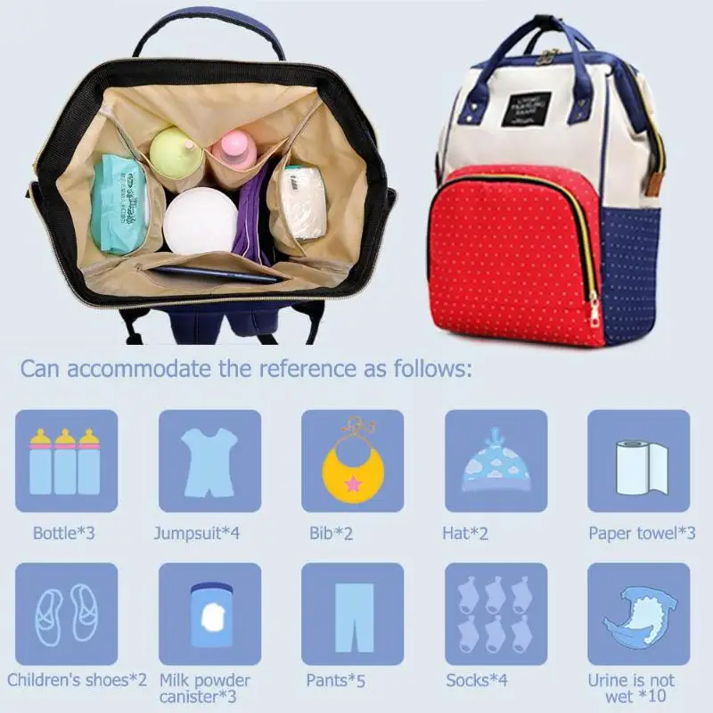 Модная сумка для подгузников для мам, Большая вместительная сумка для подгузников, дорожный рюкзак для кормления, сумка для ухода за ребенком, Женская дорожная сумка
