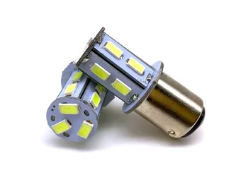 

100X 1157 BAY15D 1156 BA15S Strobe Flash 13 SMD 5630 LED 5730 LED Blink 13SMD P21/5W Car Auto Brake Light White Red Blue 12V