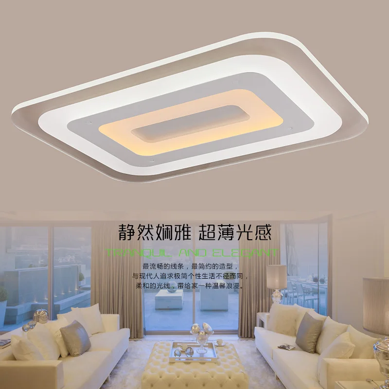 Модерано Led Luci di Soffitto для освещения Interni plafon led Quadrato Lampada A Apparecchio Per sogjorno| |