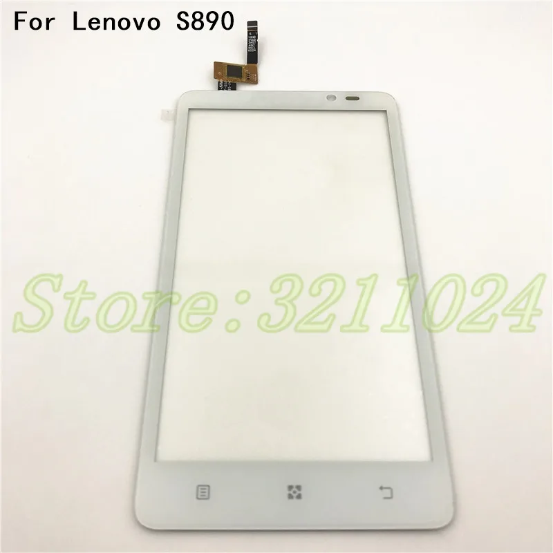 

5 inches Touch Screen For Lenovo S890 Digitizer Touch Panel Sensor For Lenovo S890 Phone Touchscreen Black White+Tools
