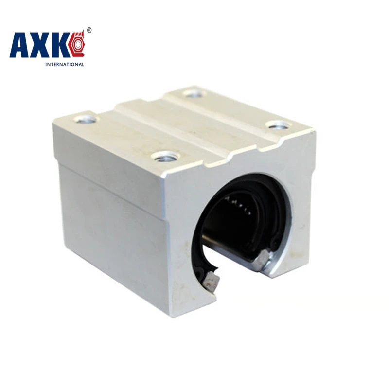 

Cnc Router Parts Axk Free Shipping 4pcs Sbr16uu Aluminum Block 16mm Linear Motion Ball Bearing Slide Match Use Sbr16 Guide Rail