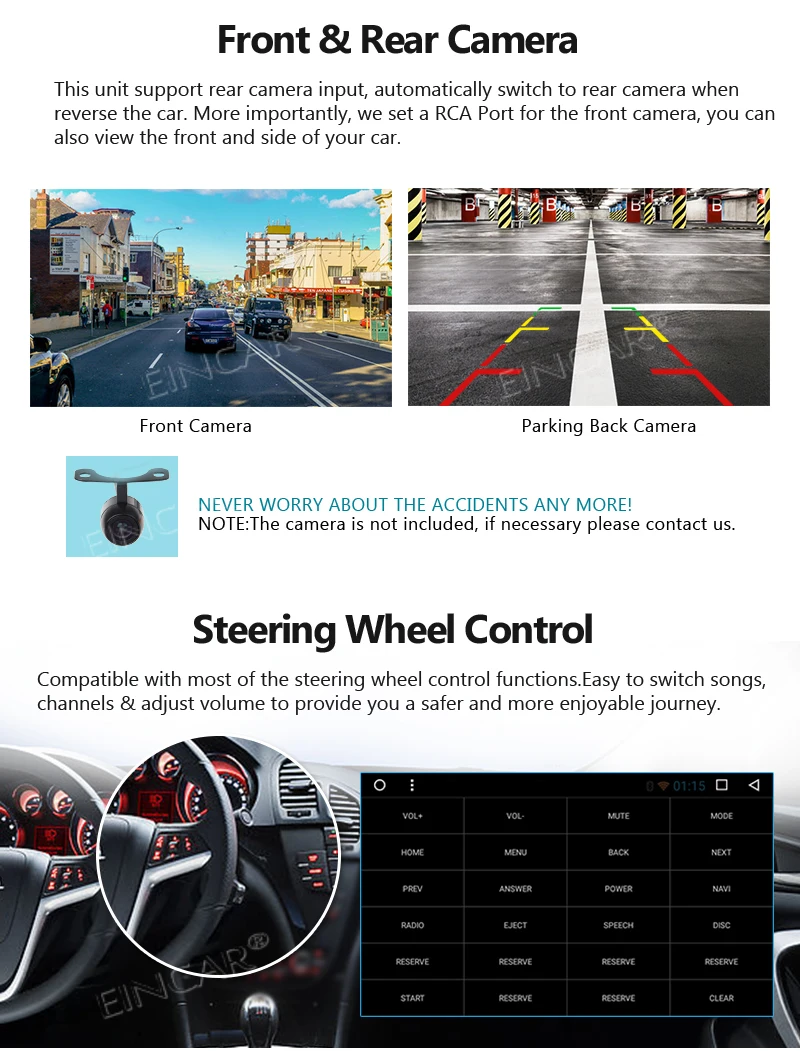 

Android 7.1 Car Stereo- 2GB +32GB Octa Core 2 Din Autoradia GPS Car Radio Stereo Navigator with 7''Inch Touch Screen Support Scr