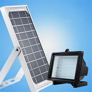 

5W 60 LED Solar Floodlight Garden Courtyard Outdoor Advertising Solar Lamp Warm White/Cold White/Green Beam Light