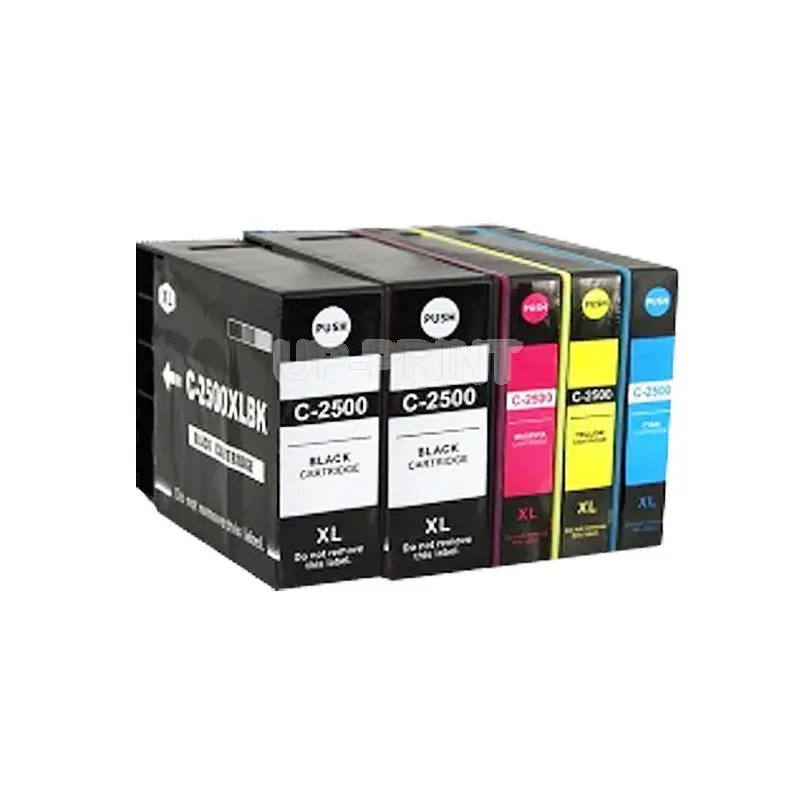 Up 5pcs C2500xl Compatible Ink Cartridge Pgi 2500 Xl For Canon Maxify