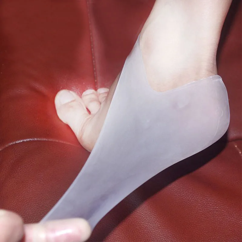 1 пара силиконовые SPA носки для педикюра вставки для пяток маска педикюр Носки pro болеутоляющее подушка для пилинга крем для ног
